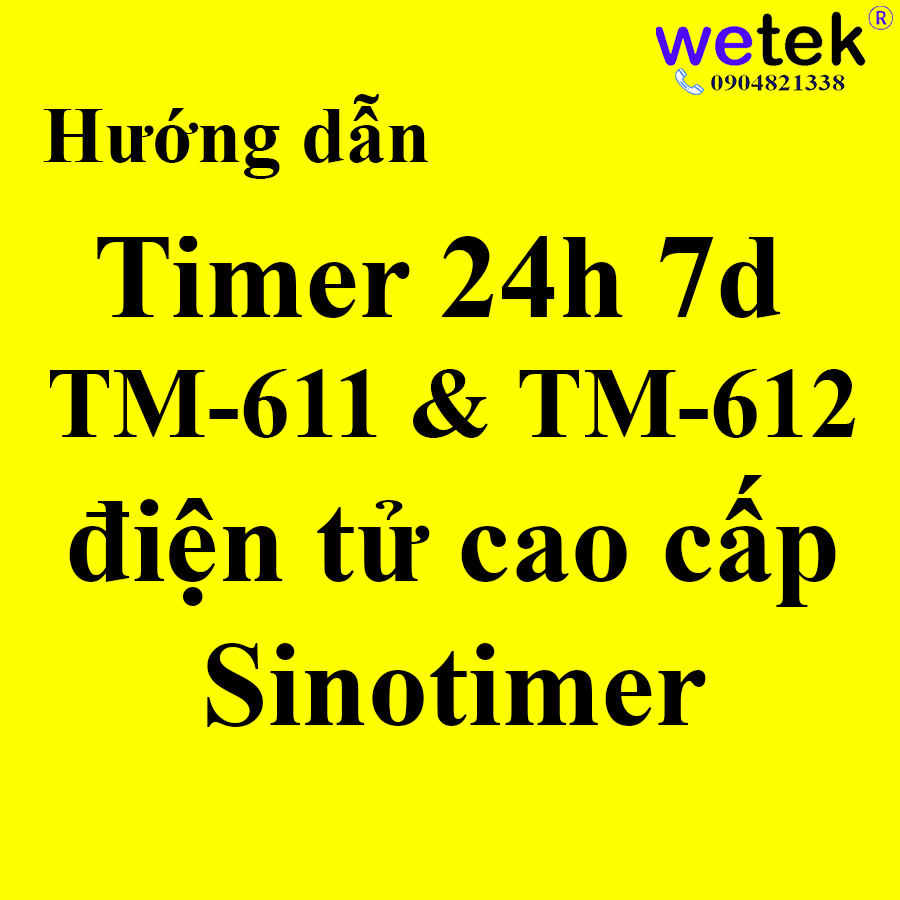 [PDF] [Tiếng Việt] Hướng dẫn sử dụng (tiếng Việt) Timer 24h điện tử Sinotimer TM611 TM612