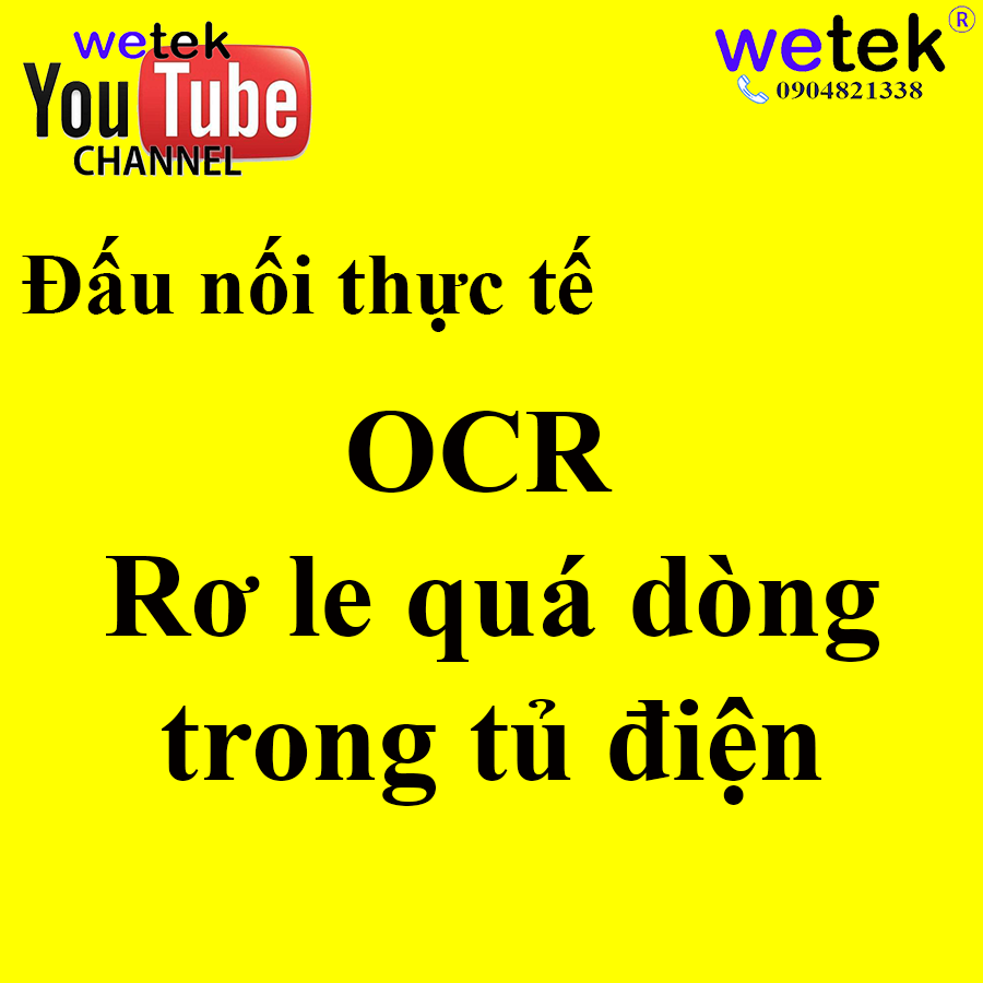 Đấu nối rơ le bảo vệ quá dòng overcurrent trong tủ điện (Ví dụ KCR-153 Kripal)