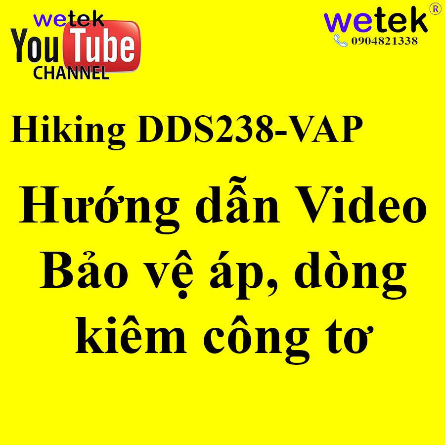 Cách dùng và thông số Hiking DDS238 VAP 80A Rơ le điện áp, dòng điện, đo kwh kw (part 1)
