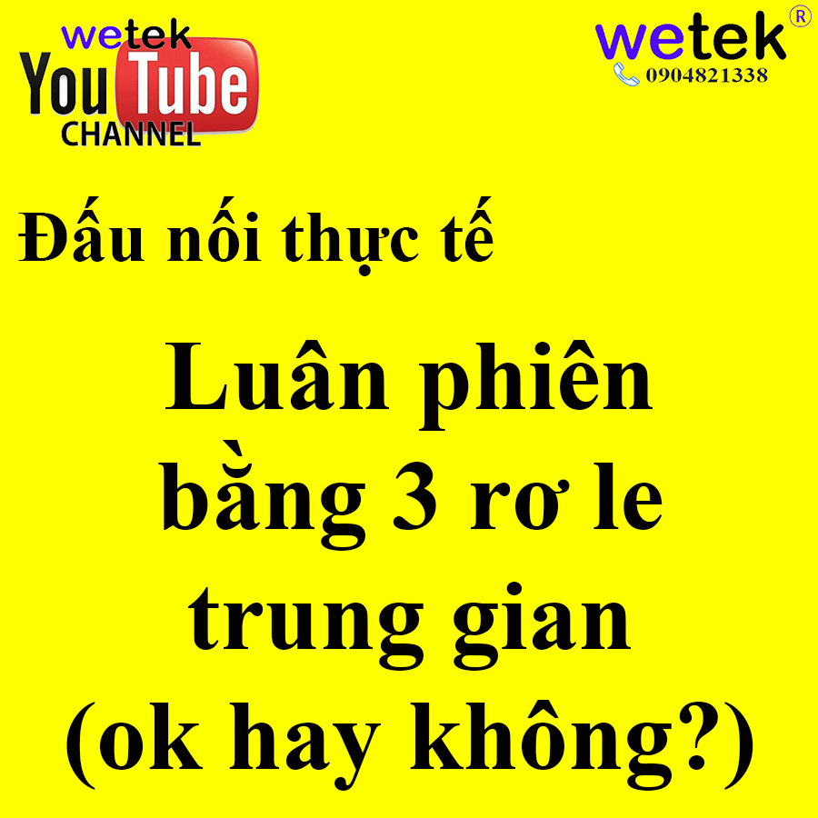 Đấu mạch luân phiên bơm bằng 3 rơ le trung gian! Xem là hiểu (P1)