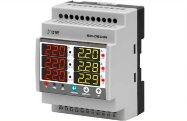 Đồng hồ điện tử đo dòng, áp, tần số EM-DIN series