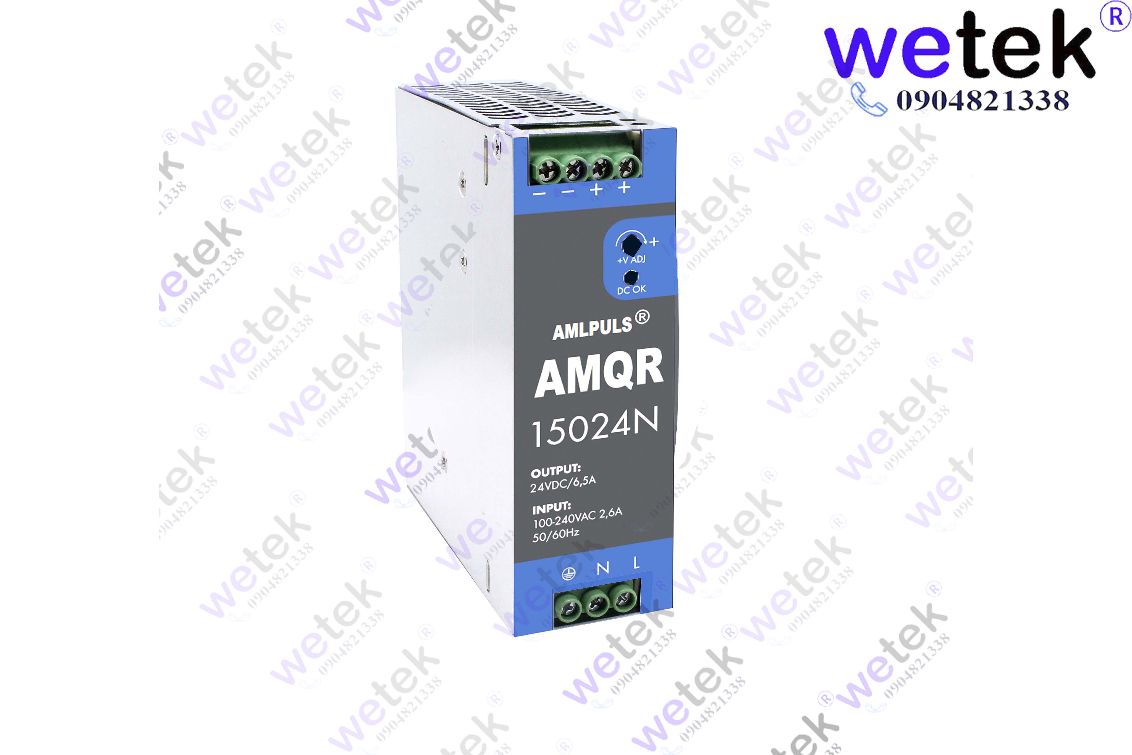 Nguồn xung cài thanh DIN AMQR15024N 150W 24Vdc thương hiệu AMLPULS