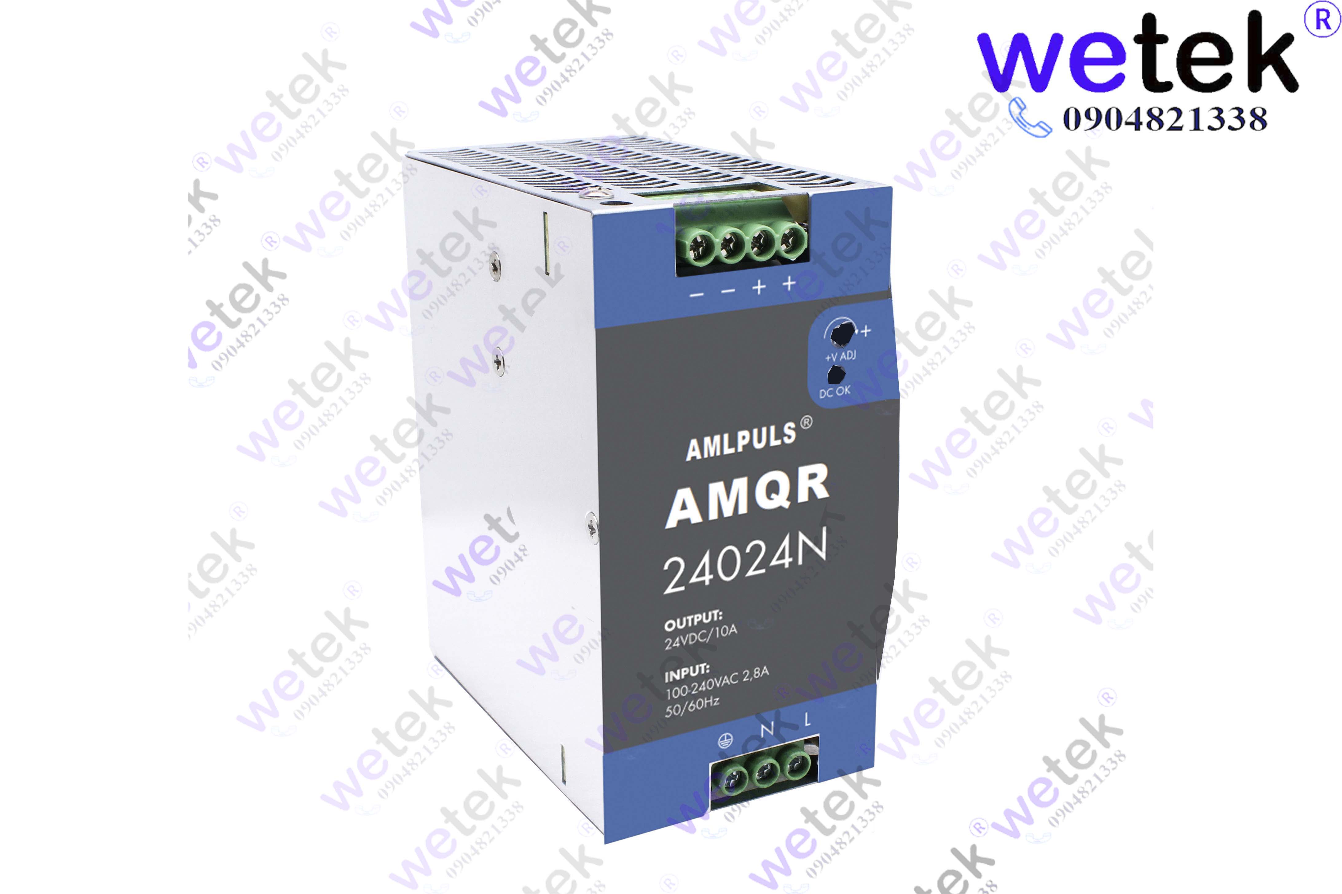Nguồn xung cài thanh DIN AMQR24024N 240W 24Vd thương hiệu AMLPULS