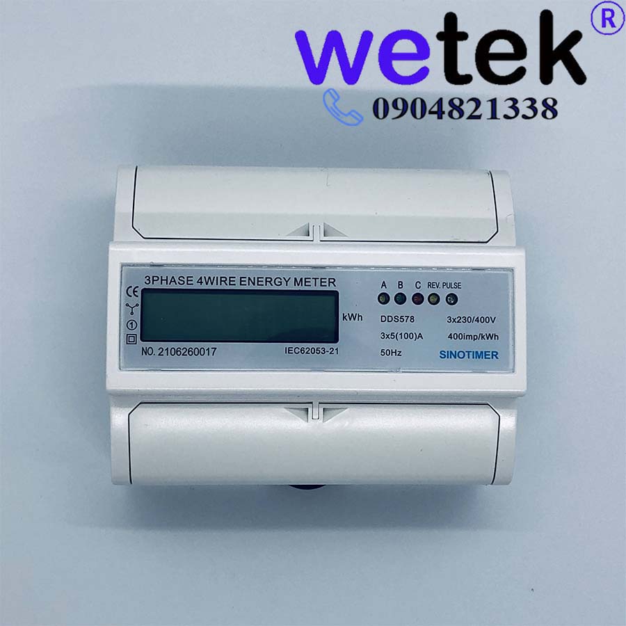 [Tiếng Việt] Hướng dẫn sử dụng Công tơ 3 pha điện tủ DDS578 DDS578C Sinotimer